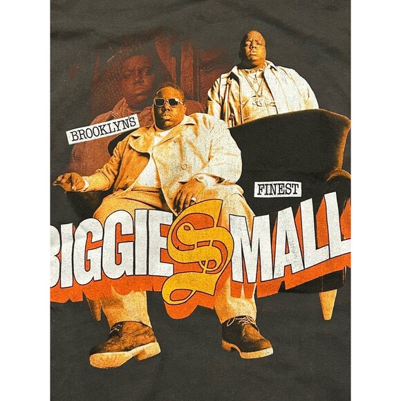 The Notorious B.I.G. Biggie Smalls Tee S Black Hip Hop Rap Graphic Shirt NWOT - Picture 2 of 3